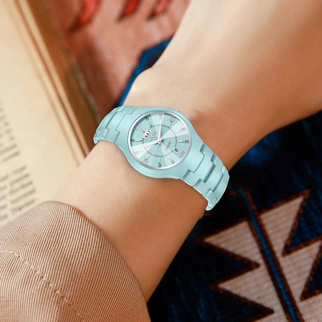 LIGE Luxury Elegant Quartz Women Watches Fashion Ceramics Small Dial Ladies Watch Date Week Display Woman Wristwatch Reloj Mujer