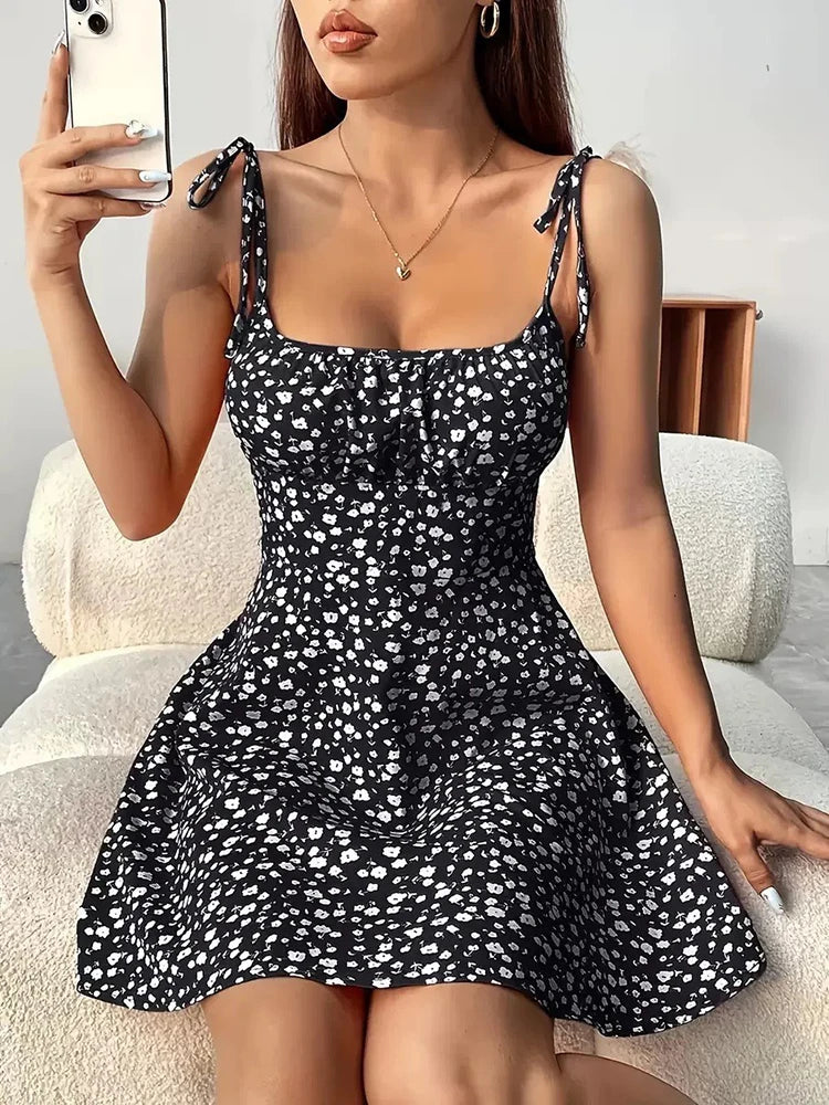 Women's Floral Spaghetti Strap Sundress