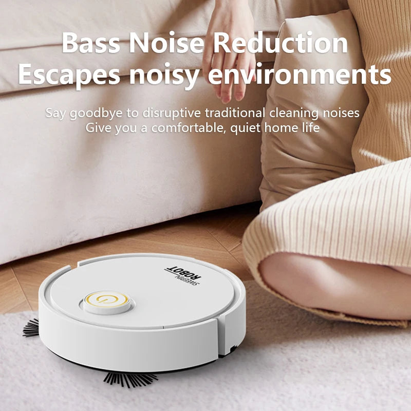 Hot Selling 6000pa Smart Sweeping Robot Mop 3-in- Strong Suction Vacuum Washable Mop For Pet Hair Hard Floor Home Kitchen Room