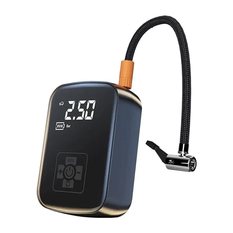 YIJU Car Air Pump Electric Portable Tire Inflator Intelligent Digital Tire Inflator For Car Motorcycle Bicycle Air Compressor