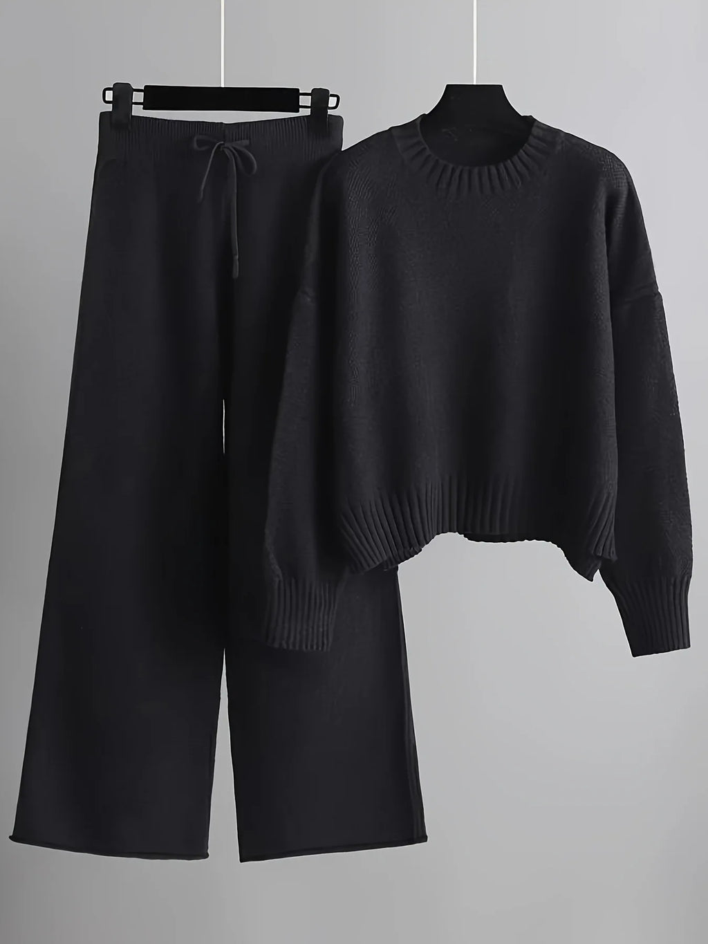 Cozy Knit Sweater & Pants Outfit Set