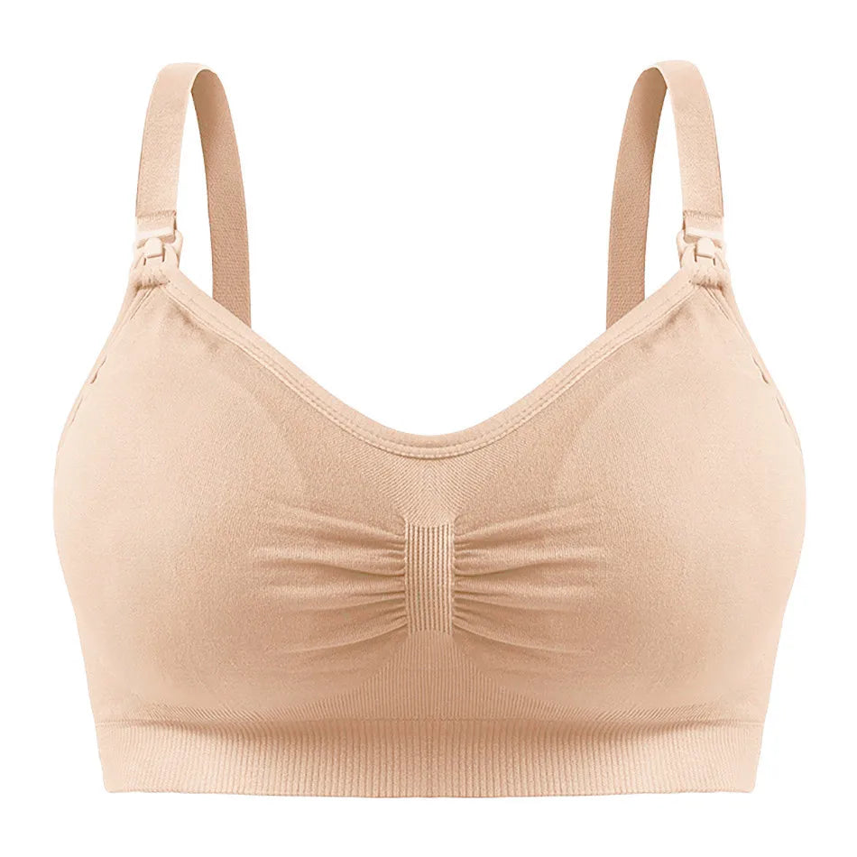 High Quality Plus Size Nursing Bra Breathable Women Breastfeeding Underwear Seamless Maternity Bra Push Up