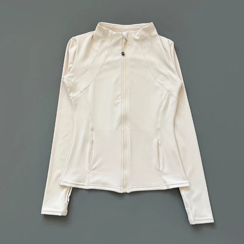 Women's Zip-Up Fitness Yoga Jacket