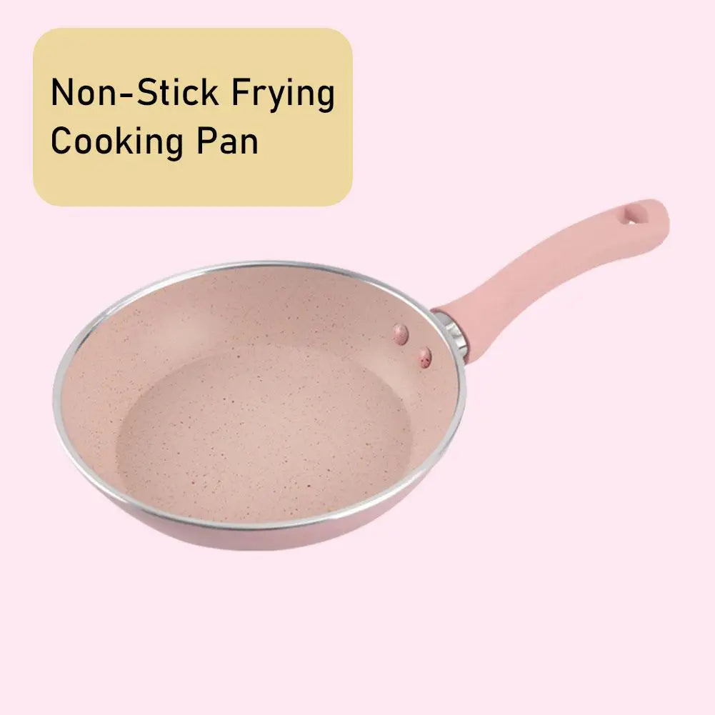 Egg Frying Pan Medical Stone Non-stick Frying Pan Bao Cookware Pot Universal Pot Food Cooker Breakfast Complementary N9V4