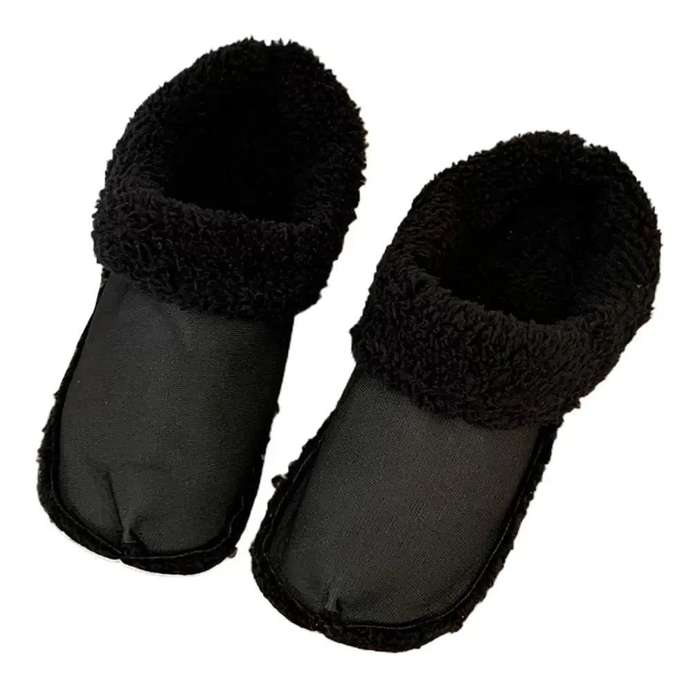 Shoe Cotton Fleece Cover Winter Warm Ankle Sock Shoe Charm Thicken Plush Insole For Women Men Shoe Covers Removable Plush L R0z0