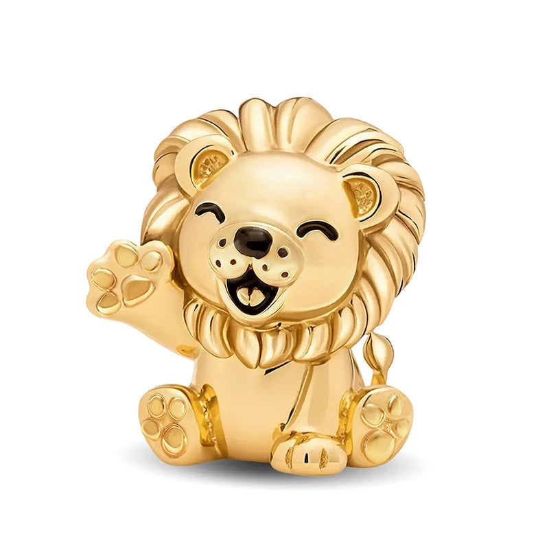 925 Silver Plated Cute Love Heart Firefly Golden Series Charms Bead Diy Bracelet Necklace Making Gift Of High Quality Jewelry