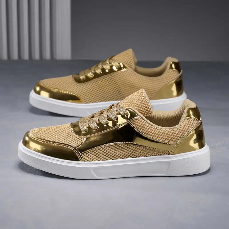 PU Leather Spring-autumn Shoes Wide Heel Woman Luxury Shoes Women Shoes With Heel Sneakers Sport Trends High-quality