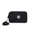 Three-layer Zipper Short Mobile Phone Bag Fashion Hand Makeup WOMEN'S Bag Portable Change Waterproof Multi-layer Pocket Bag