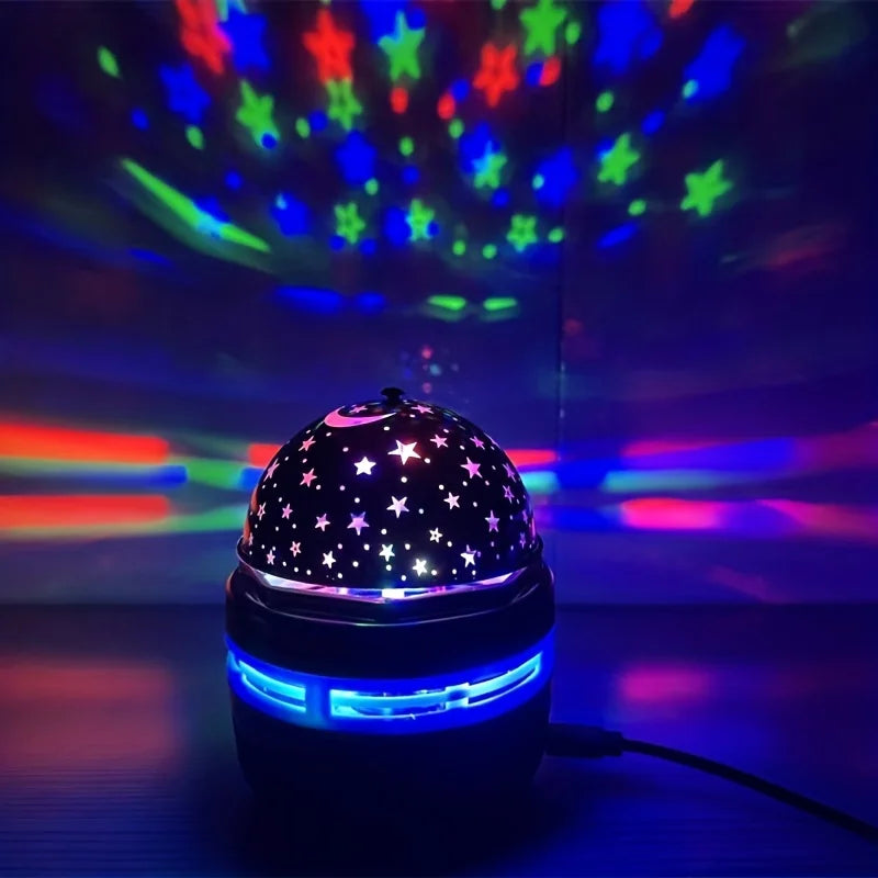 LED Galaxy Projector Night Light – Aurora Star Projector with Remote Control, 7 Color Modes & USB Powered