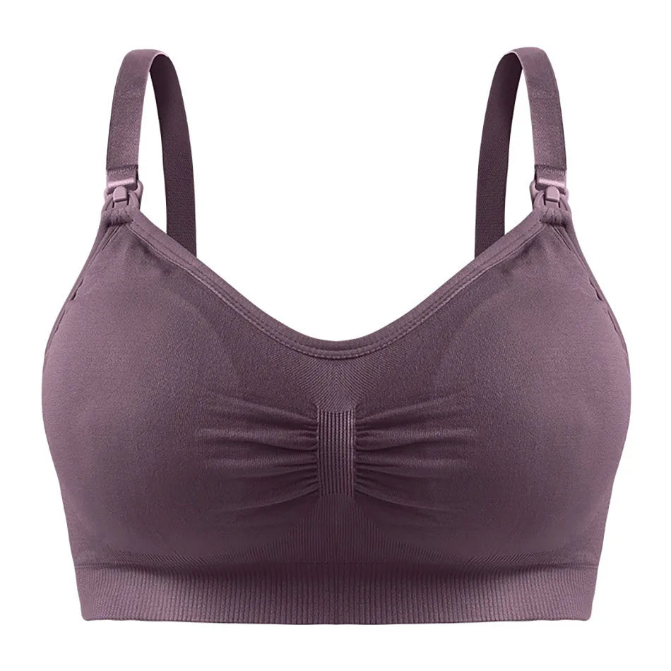 High Quality Plus Size Nursing Bra Breathable Women Breastfeeding Underwear Seamless Maternity Bra Push Up