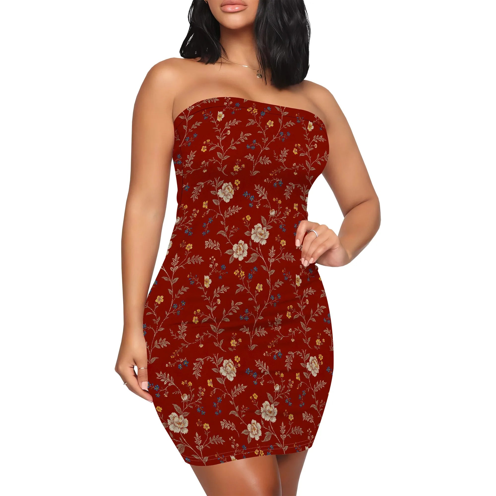 Women's Summer Strapless Mini Dress