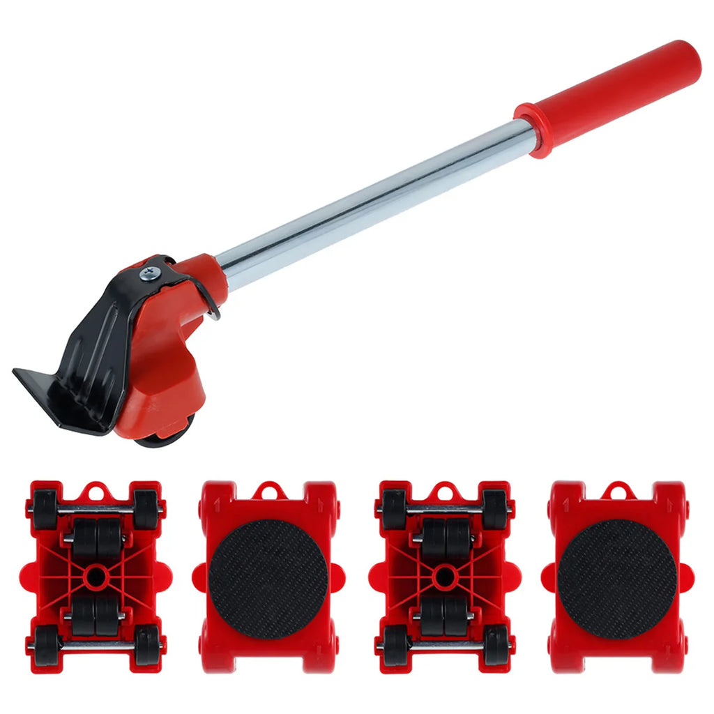 Furniture Moving Transport Roller Set Heavy Duty Furniture Lifiting Caster Tool Furniture Transport Lifter Sliders Roller Tool