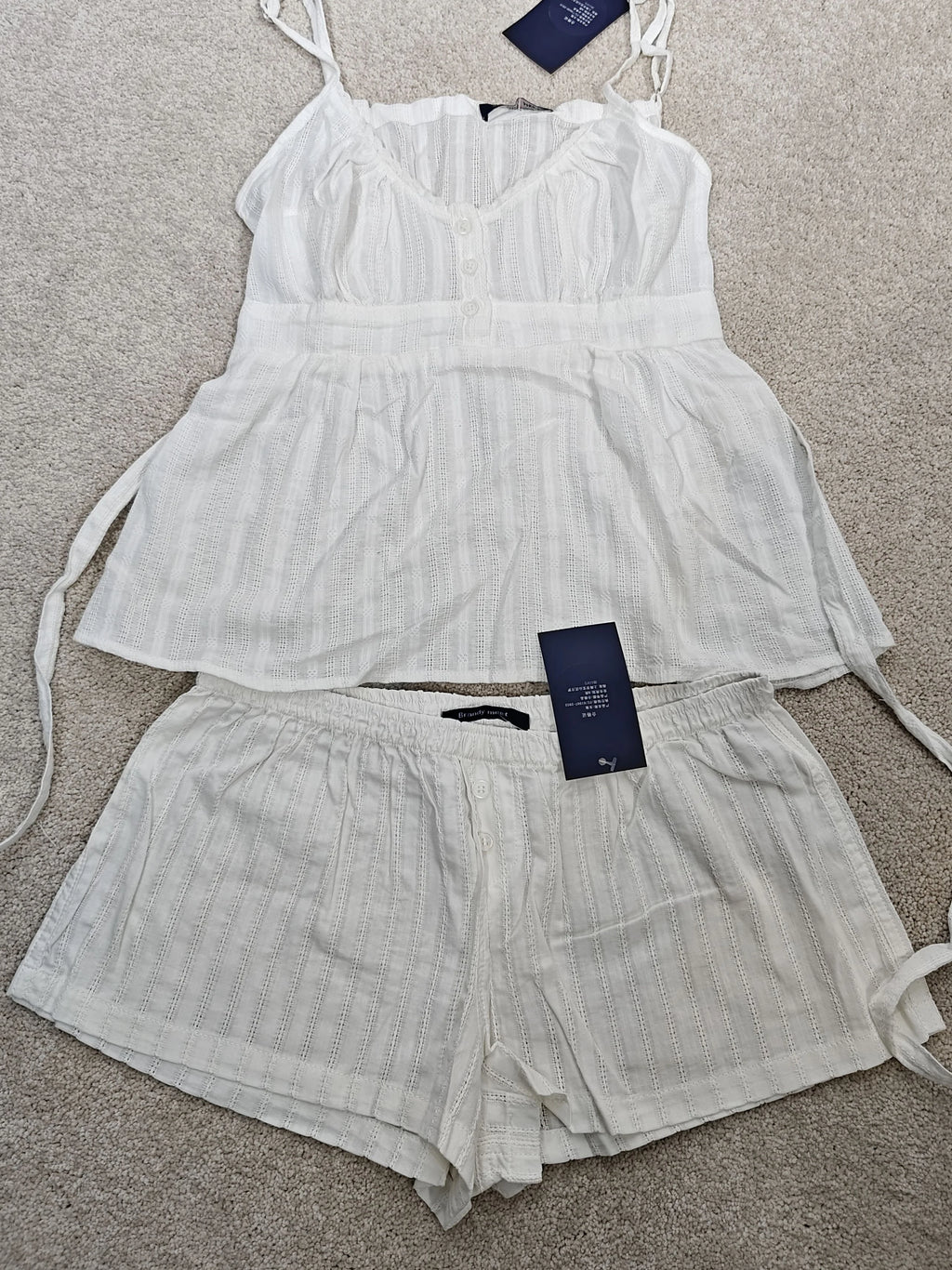 Plaid Cami & Shorts Lounge Set