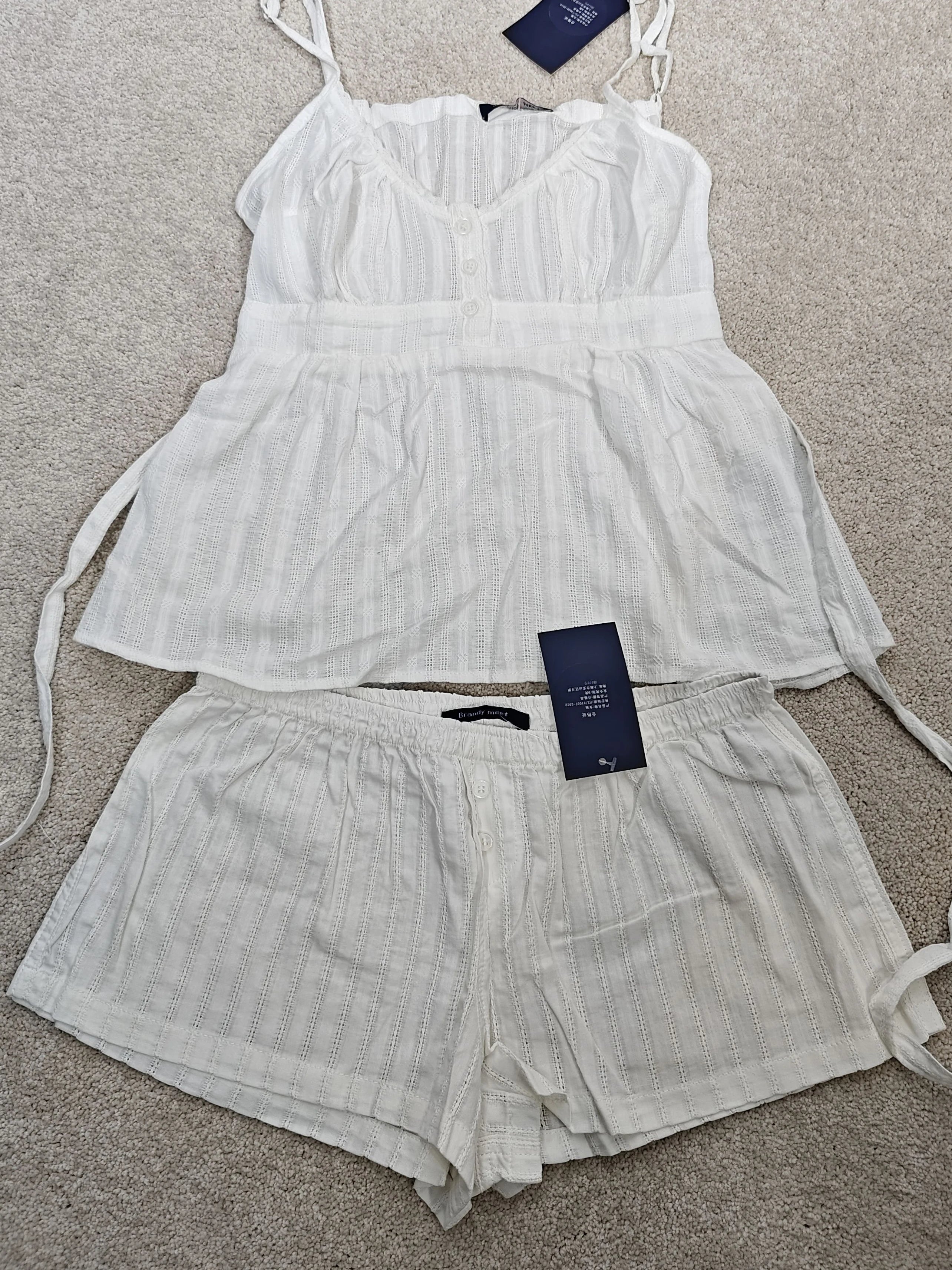 Plaid Cami & Shorts Lounge Set