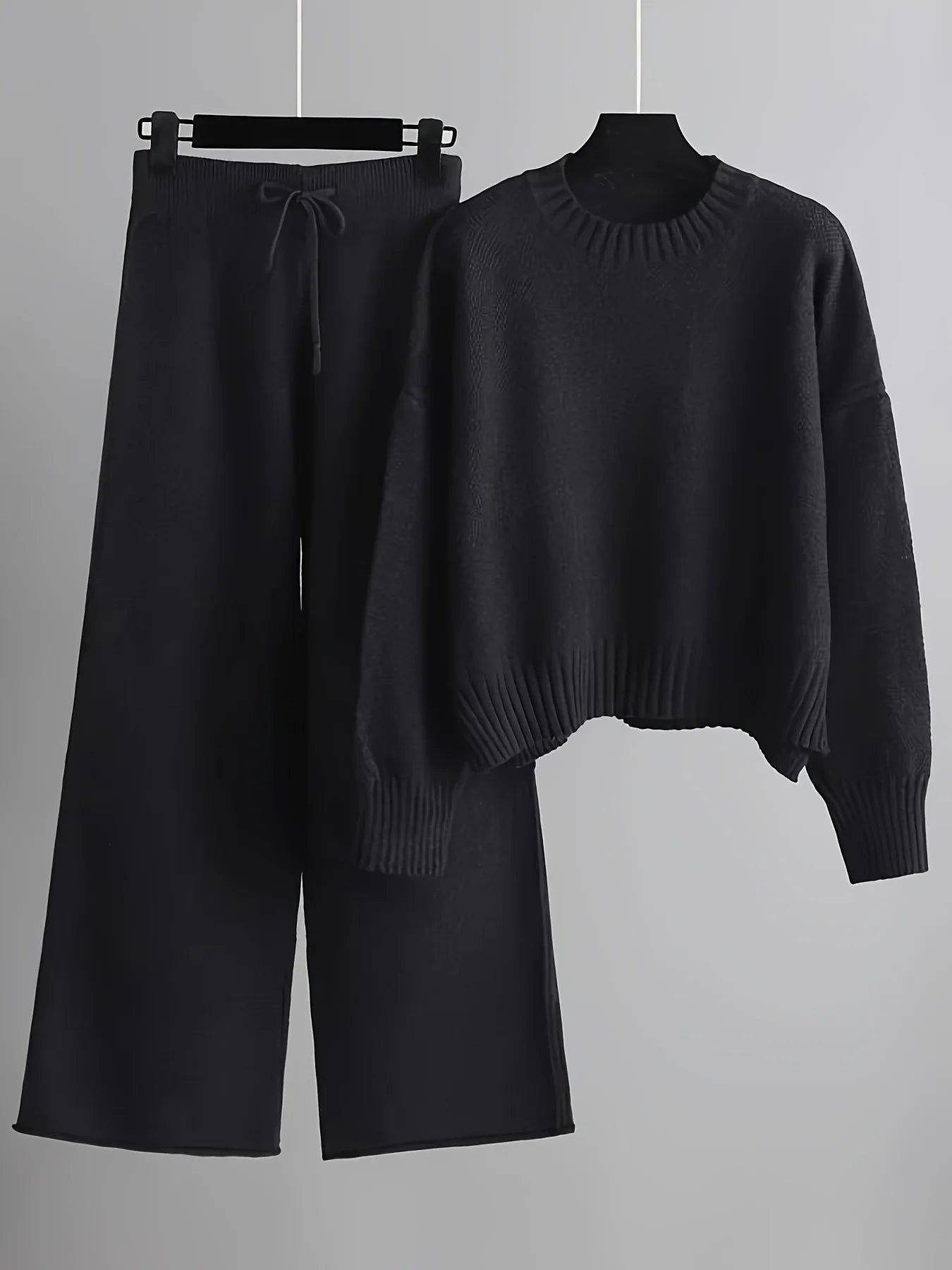 Cozy Knit Sweater & Pants Outfit Set