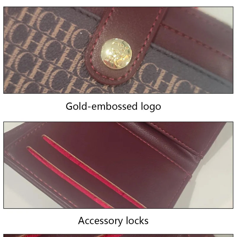 CH Fashion Brand Bag Set Designer's Versatile 2025 New Three Color Women's Exquisite Shoulder Bag with Wallet Set