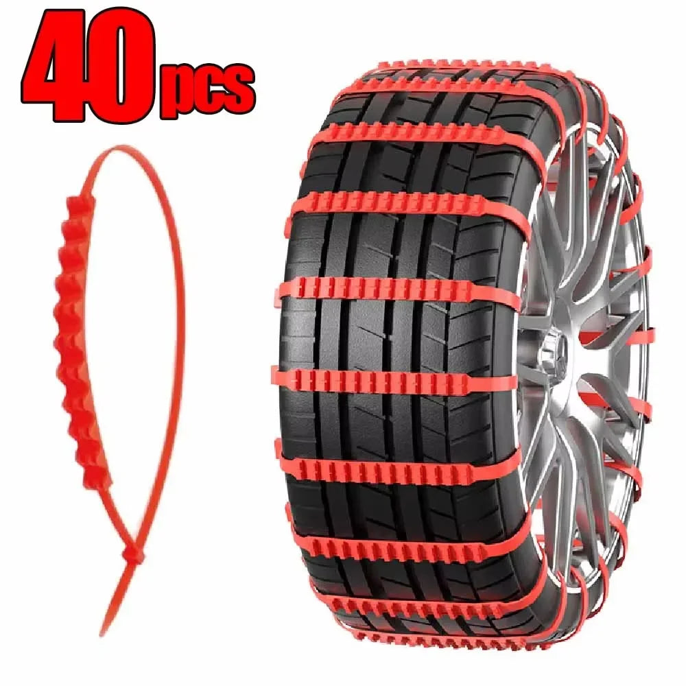 Anti Skid Snow Chains Car Winter Tire Wheels Chains Bad Terrain Wheels Anti-slip Tie Emergency Universal Lockout Artifact Tools