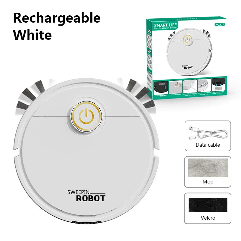 Hot Selling 6000pa Smart Sweeping Robot Mop 3-in- Strong Suction Vacuum Washable Mop For Pet Hair Hard Floor Home Kitchen Room