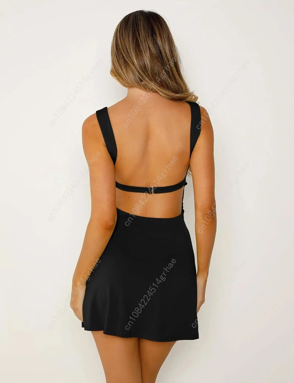 Women's Sleeveless Sweetheart Neck Ruched Party Mini Dress
