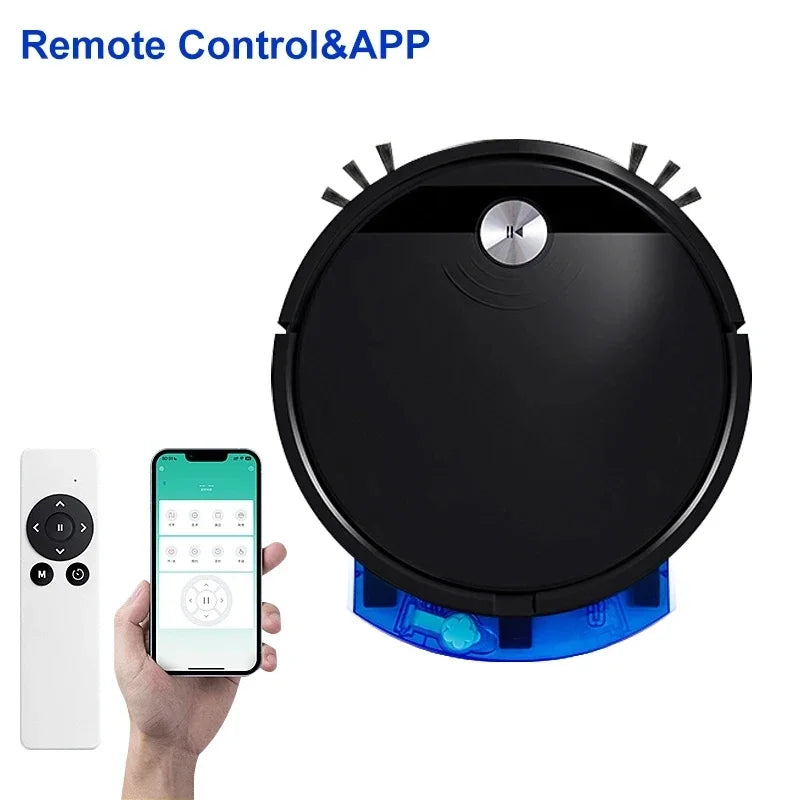 2024 NEW 2800PA 3-in-1 RS800 With Remote Control&APP Super Quiet Smart Robot Vacuum Cleaner Wet&dry Mopping Floor Home Appliance