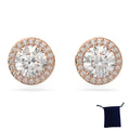 High Quality Women's Classic Happiness Diamond Round Crystal Necklace Set S925 Silver Gorgeous Una Angelic Series Jewelry Set