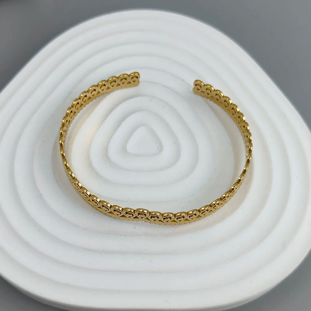 New crown shape stainless steel gold plated 18K bracelet, high quality waterproof silver jewelry, couple gift