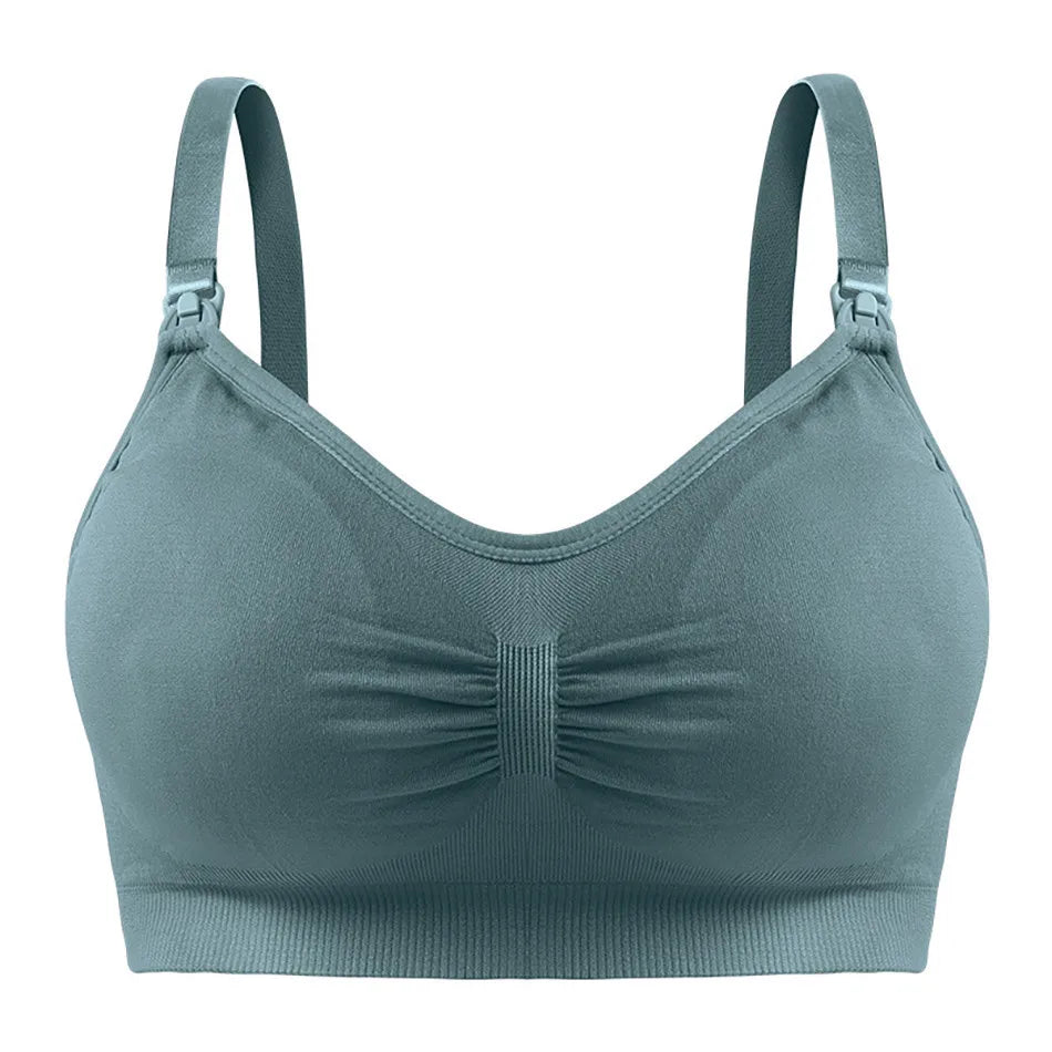 High Quality Plus Size Nursing Bra Breathable Women Breastfeeding Underwear Seamless Maternity Bra Push Up