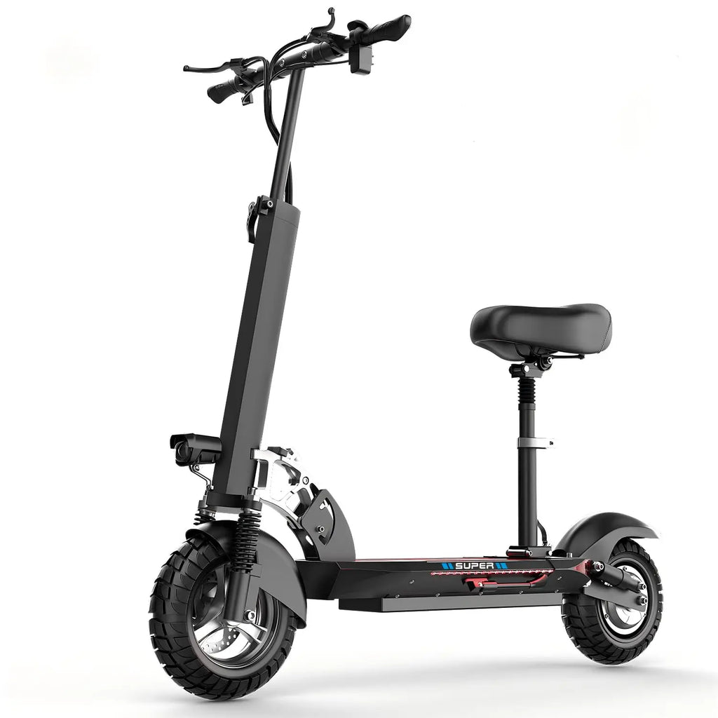 1200W Peak Dual Motor Electric Scooter with Seat, 48V 15AH 27 MPH,Up to 45+ Miles, UL2272 Certified Foldable, Customized